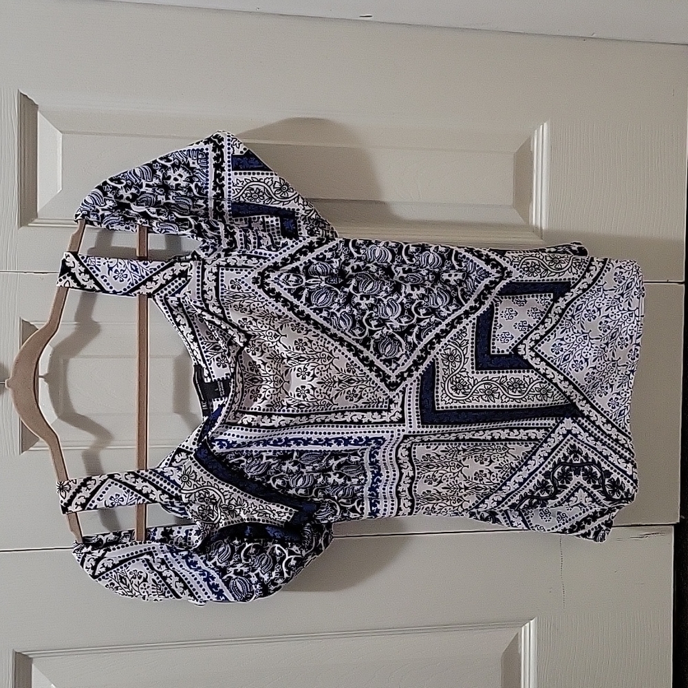 Fun cold shoulder top